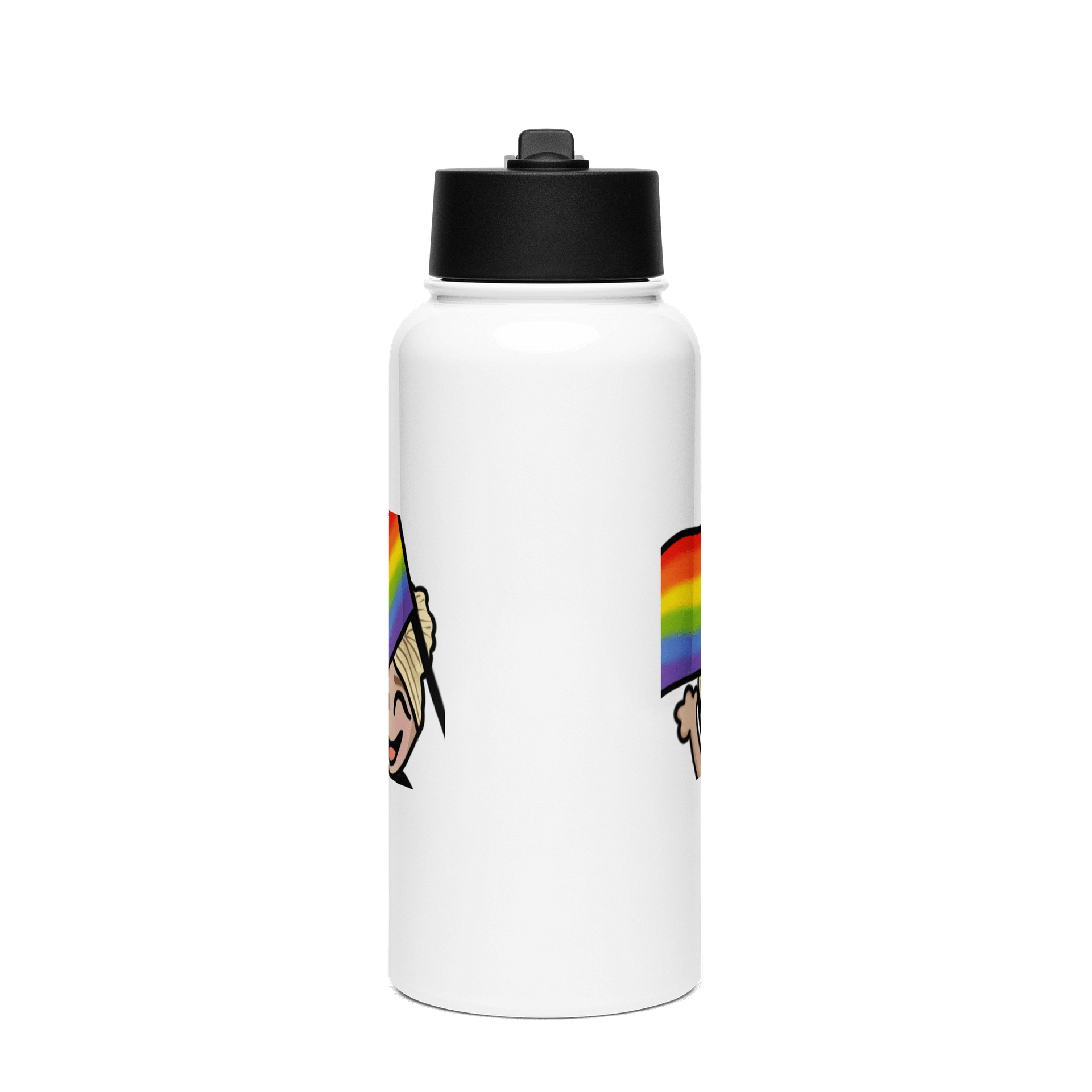 Pride Flag Stainless Steel Water Bottle product image (2)