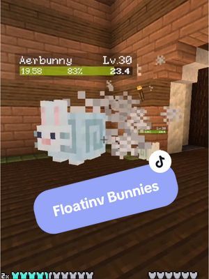 RAHH CLOUD BUNNIES!! #minecraft #moddedminecraft #aether #vtuber #twitchtok 