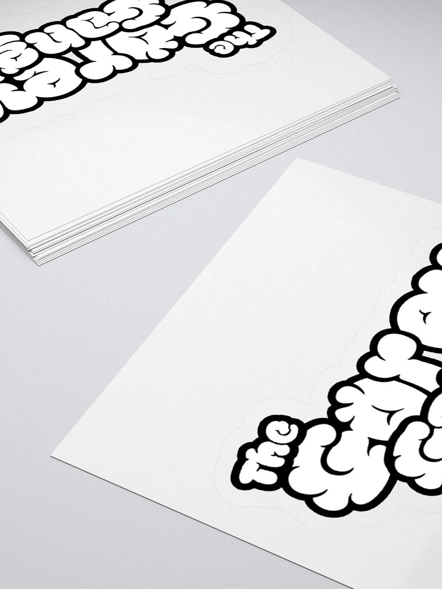Gorey Gang B+W - Kiss Cut Stickers product image (11)