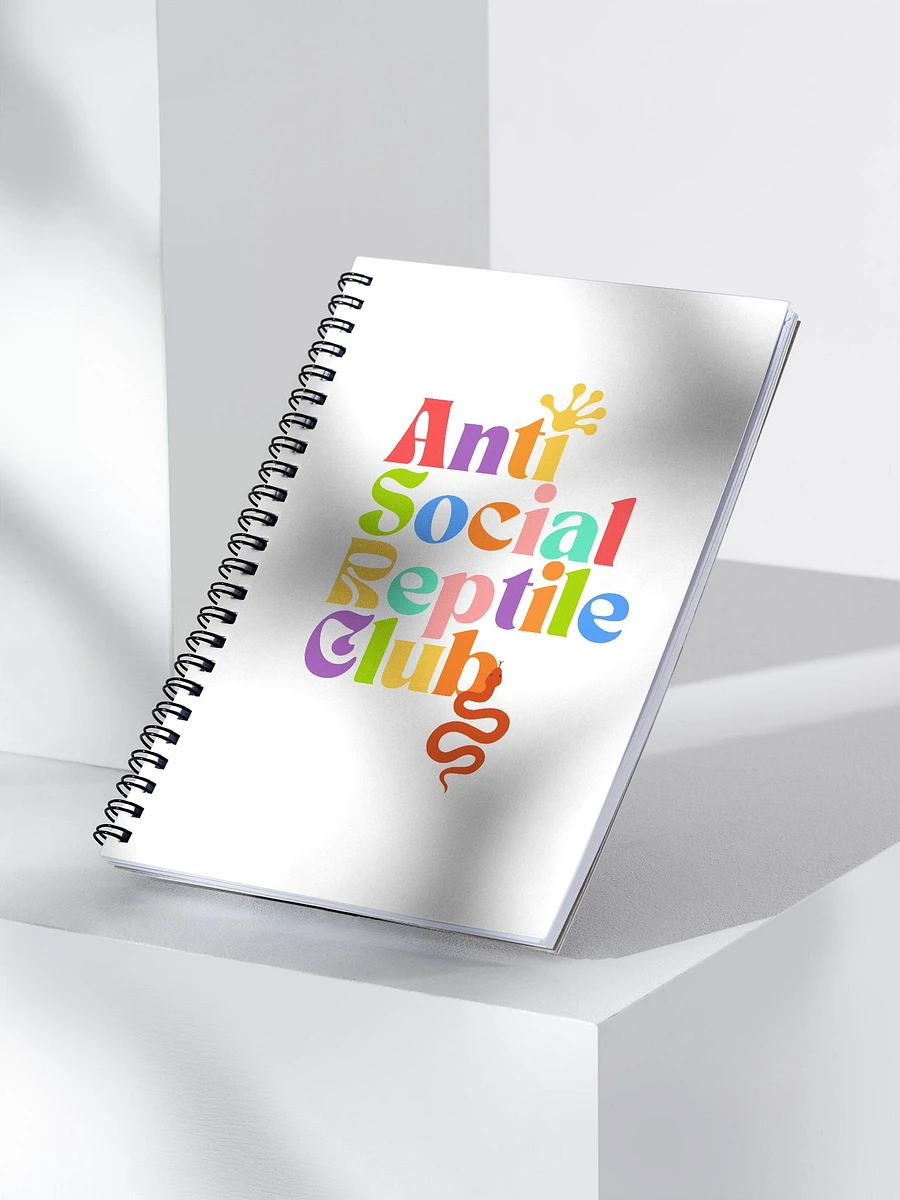 Anti Social Reptile Club Spiral Notebook product image (3)