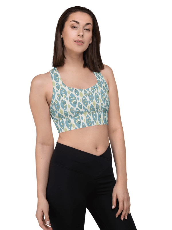 Chilly Summer | Recycled Longline Sports Bra product image (4)