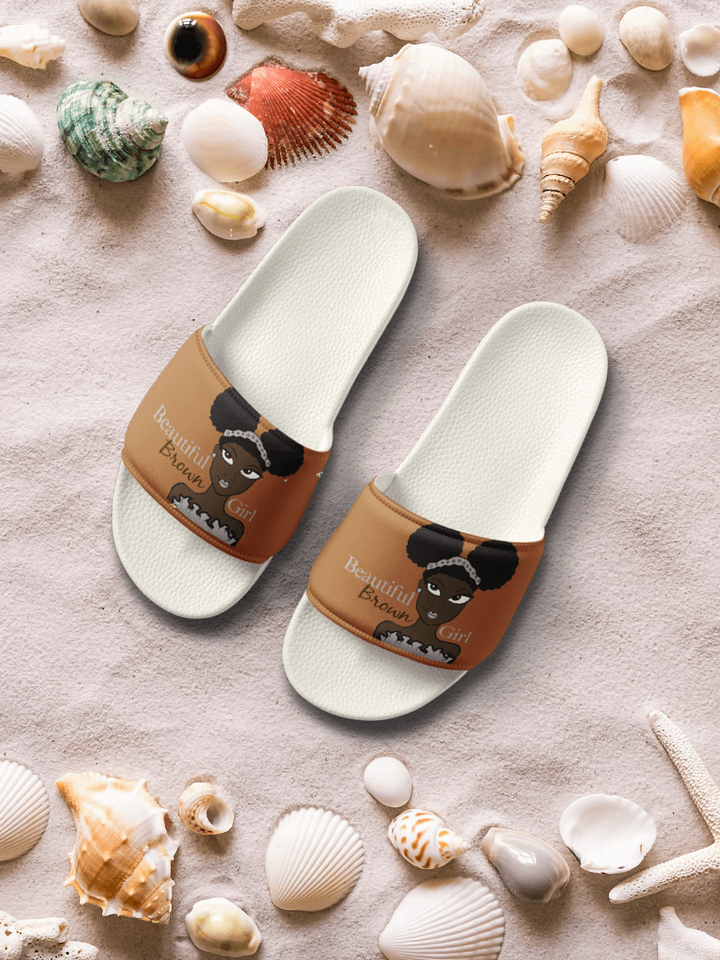 Chocolate Beautiful Brown Girl Slides product image (1)