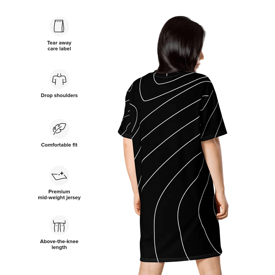 11:11 Parallel Void All-Over T-Shirt Dress product image (10)
