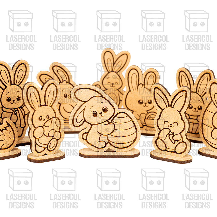 Easter Cutouts With Base Set 7 - Laser Cut Files product image (3)