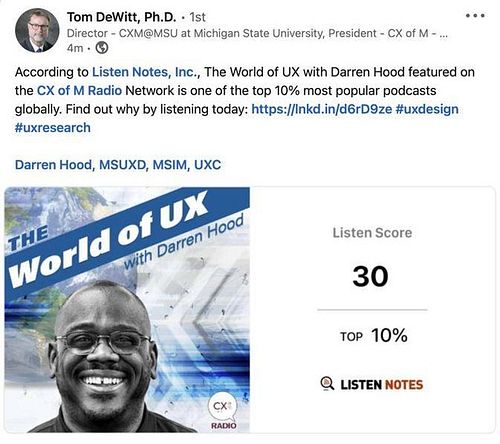 Celebrating the podcast's 5-year anniversary and being heard in over 100 countries! Looking forward to the next 5 years.

You...