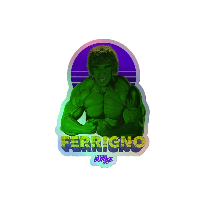 Lou Ferrigno's Hulk Holofoil Sticker product image (2)
