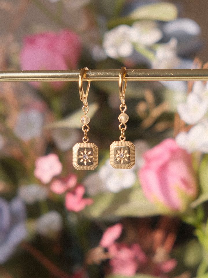 Rays of prosperity - Citrine earrings product image (1)
