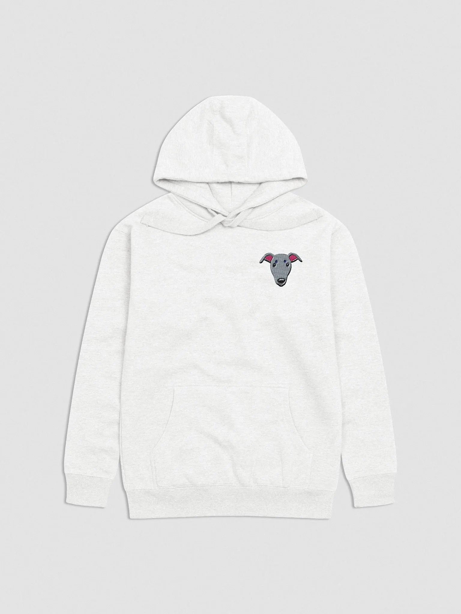 Stylized Whippet Dog Embroidered Hoodie product image (1)