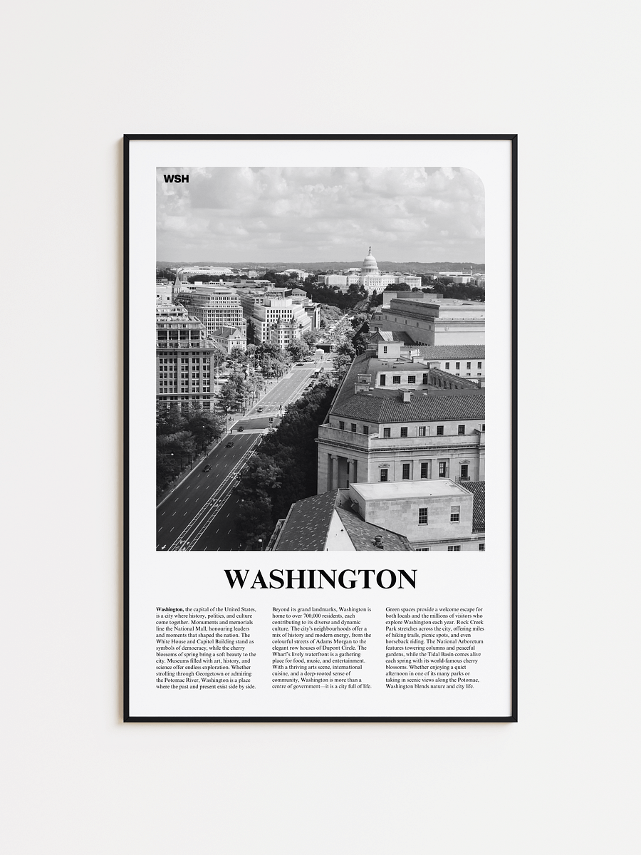 Washington 02 Newspaper Poster product image (1)