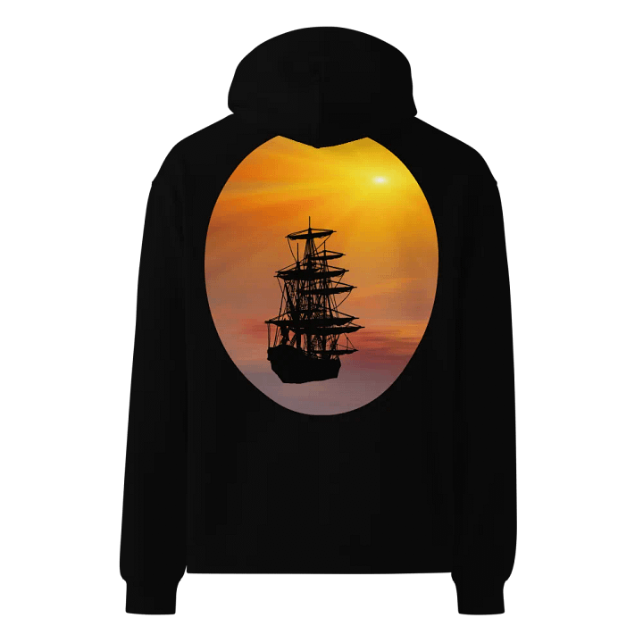 Copy of Pirate ship at sunset hoodie product image (2)