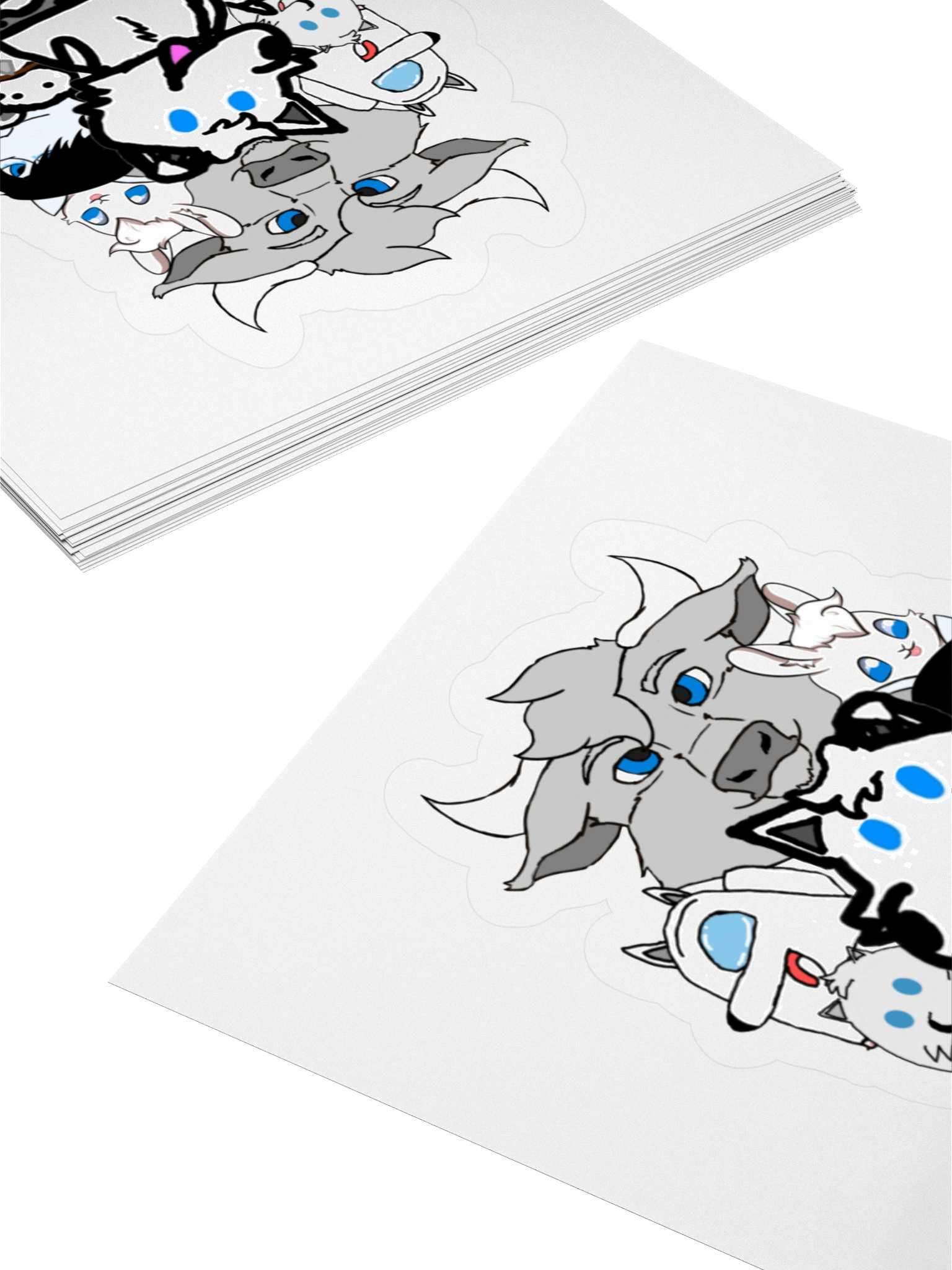 The Many Faces of Liffy Sticker product image (10)