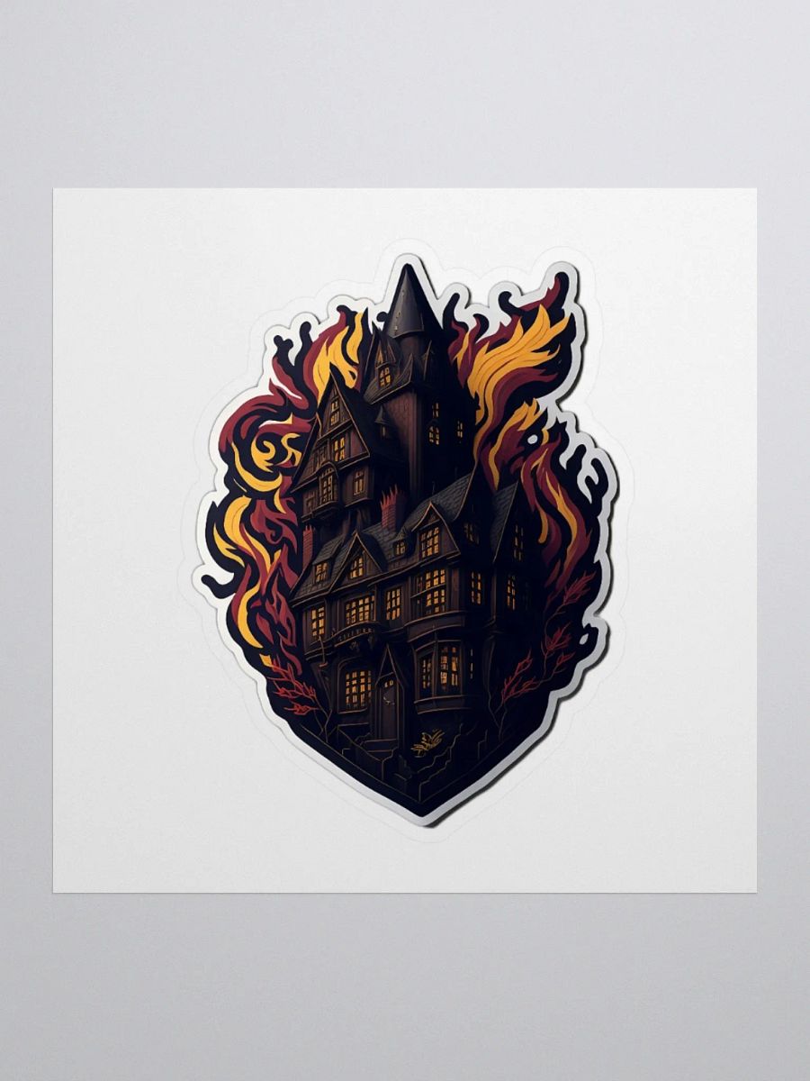 Ethereal Red Castle Sticker product image (4)