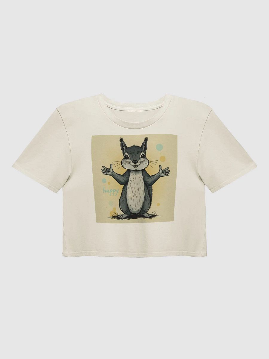 Happy Squirrel Women's Crop Top product image (1)