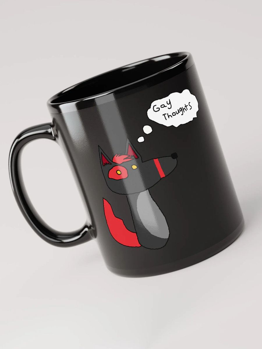 Gay Thoughts Black Glossy Mug product image (5)