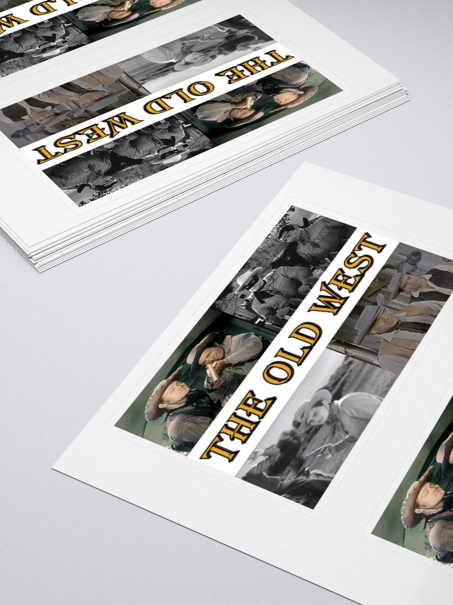 "Turbid" The Old West Collage Sticker Set product image (4)