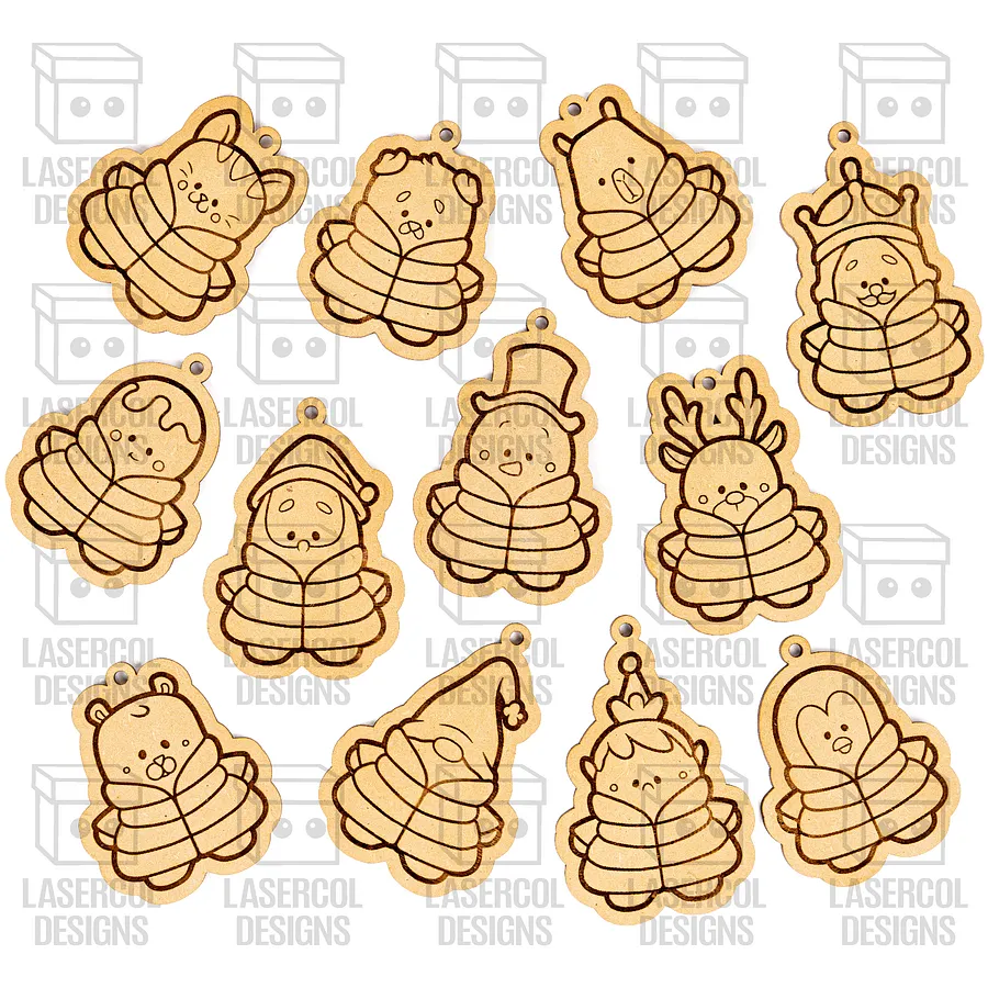 Christmas Ornaments - Laser Cut Files product image (5)