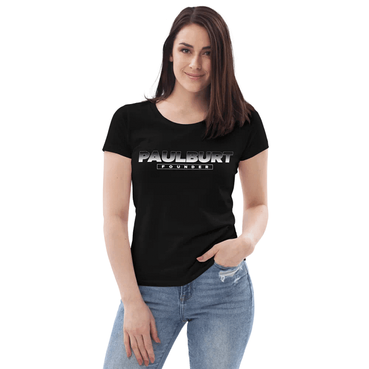 PaulBurt Founder Edition Black And White - Woman's Fitted T-Shirt product image (1)