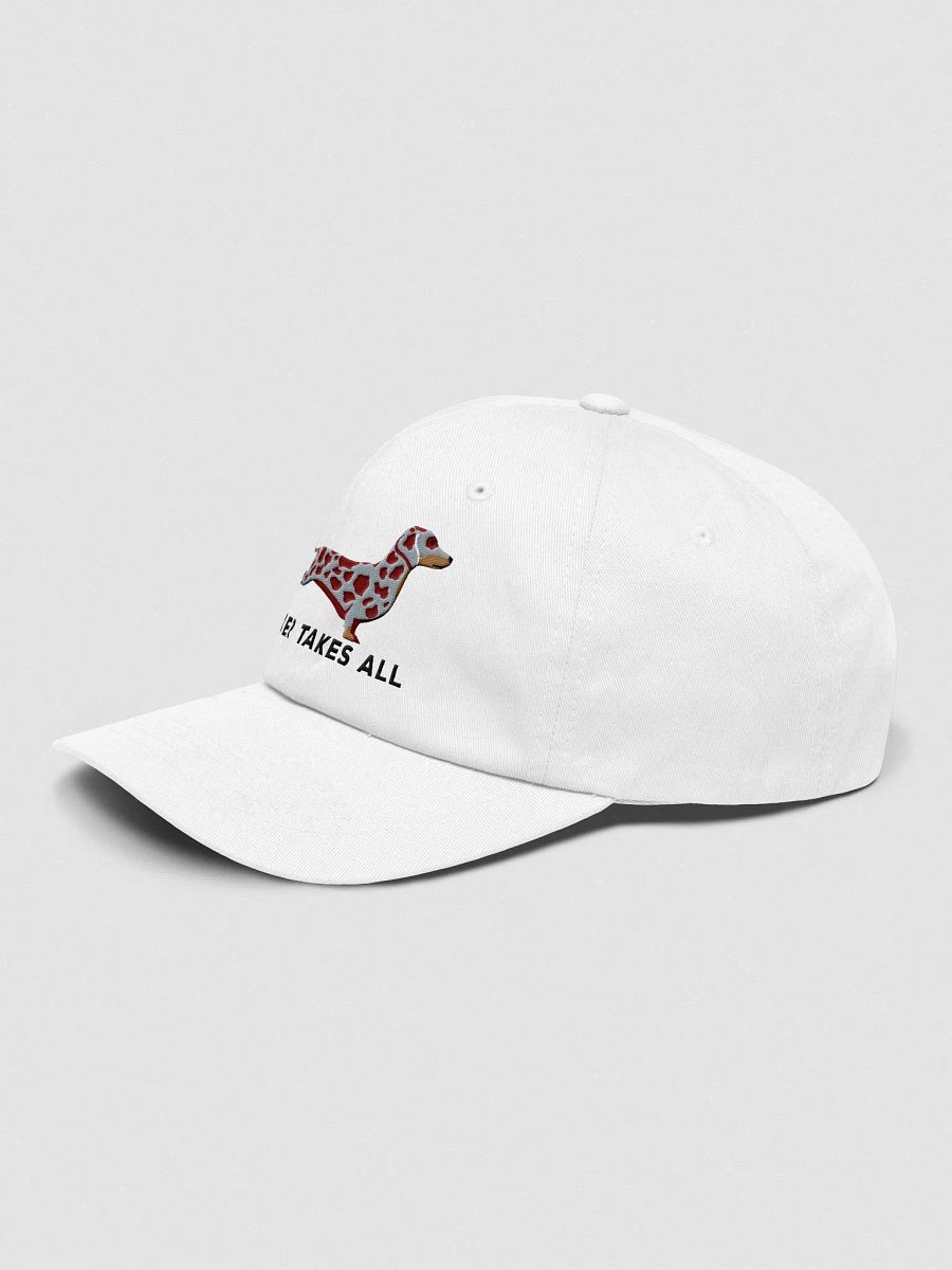 Wiener Takes All Classic Dad Hat(Embroidered) of a Dachshund(Dapple) product image (47)