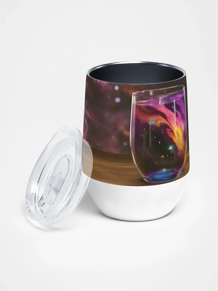 Galaxy Glitter Wine Tumbler – Sip the Universe's Brilliance product image (2)