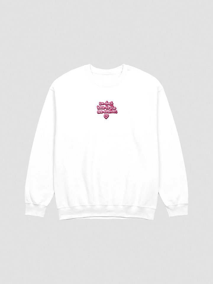 ONE ANOTHER (pink bubble design 2) embroidered crewneck product image (2)