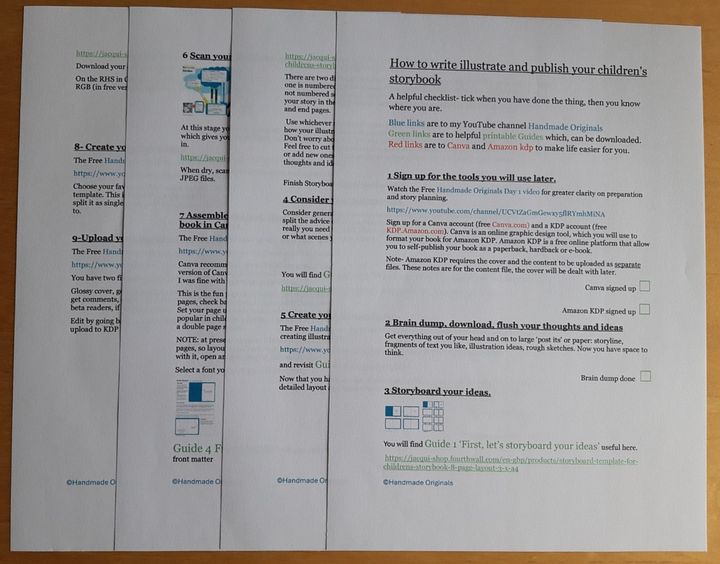 Free gift- Checklist of steps to get your book published. product image (1)