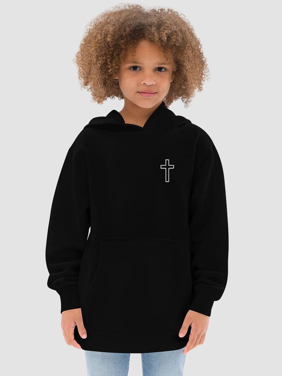 Kids Black Cross Hoodie product image (4)