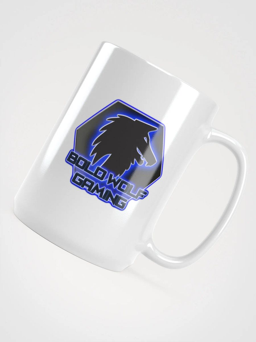 Bold Wolf Gaming Hex Mug (WHITE) product image (4)