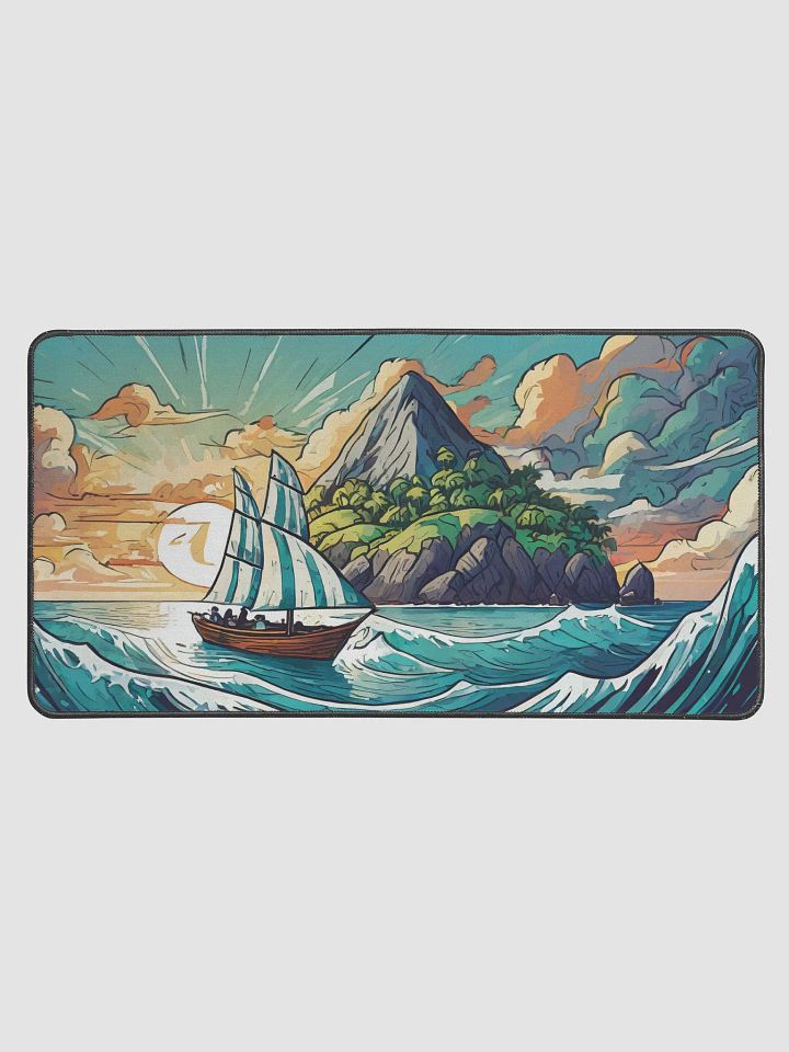 Summer Wind Charters: Island Sail Desk Mat product image (1)