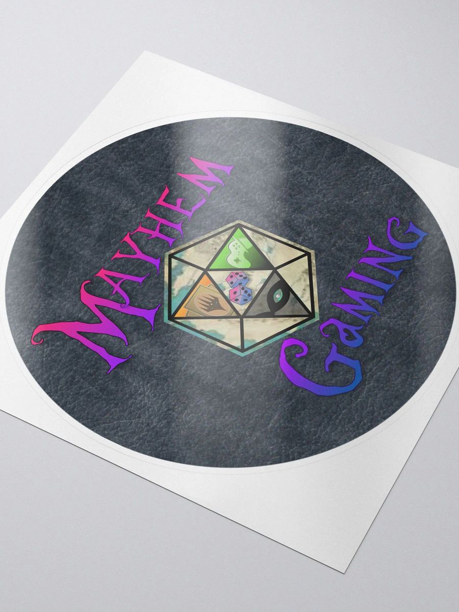 Mayhem Gaming Logo Sticker product image (3)