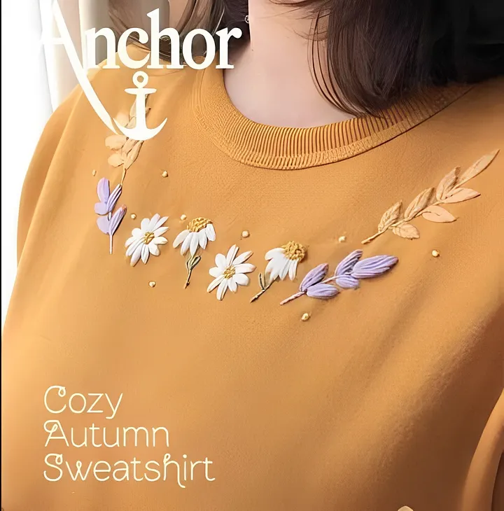 Anchor Cozy Autumn – Sweatshirt - ANC0003-87 - Downloadable PDF product image (1)