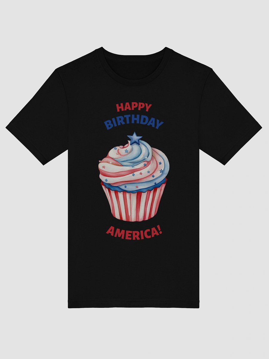 Patriotic Birthday Cupcake T-Shirt product image (18)
