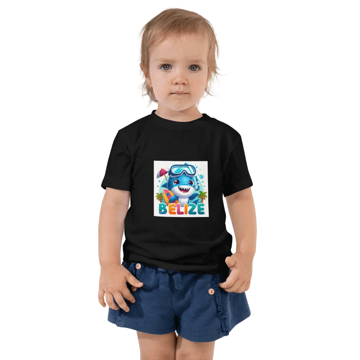 Belize Beach Baby Shark Toddler Tee product image (1)