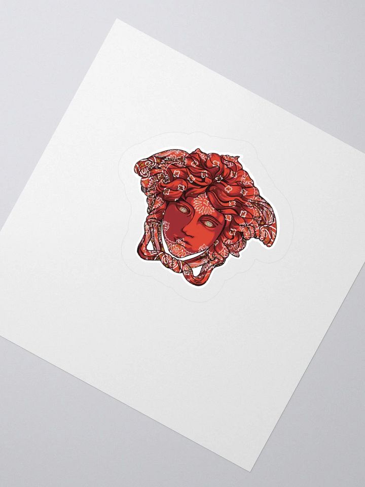 Red Rag Versace Medusa Head Sticker product image (2)