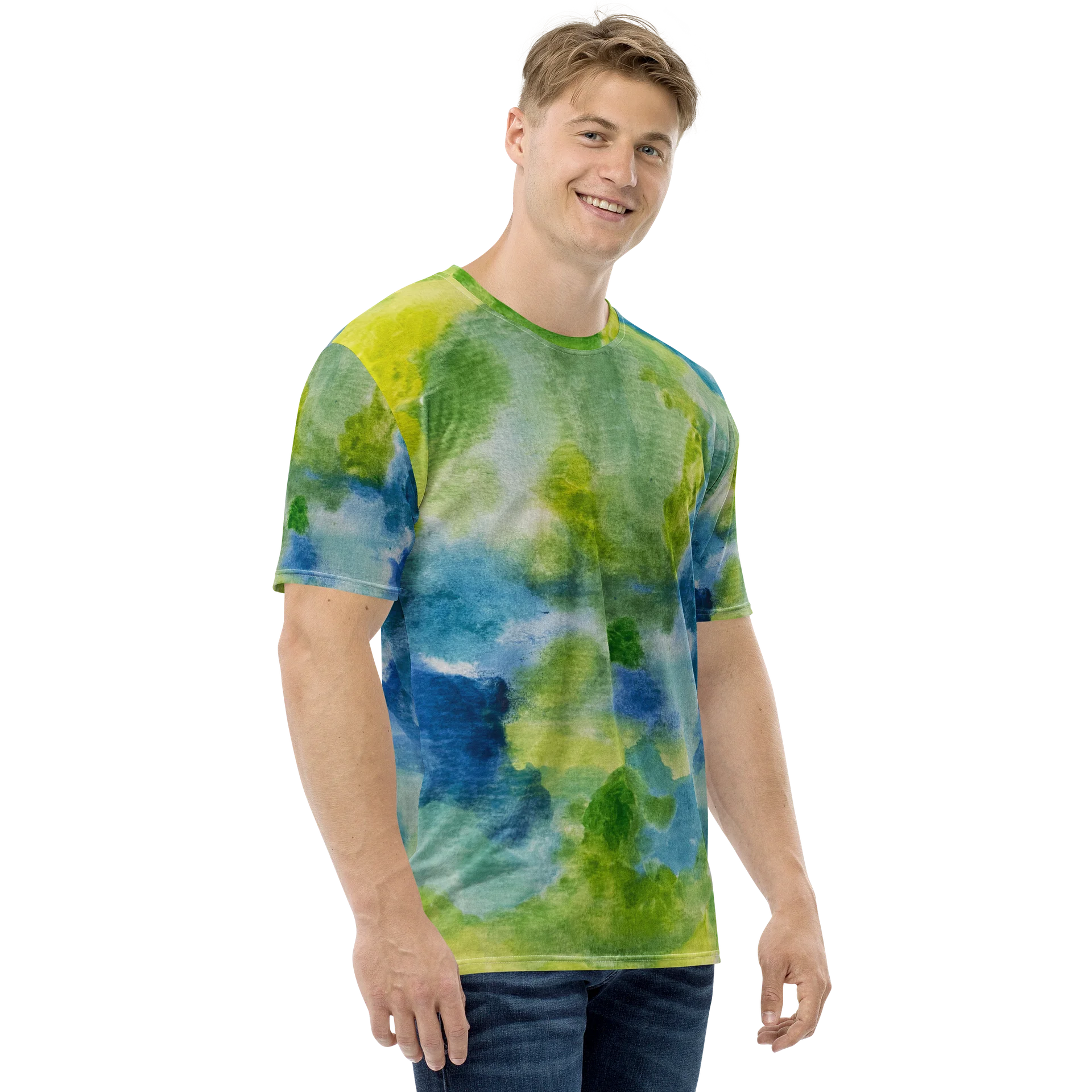 Green Watercolor Shirt product image (4)