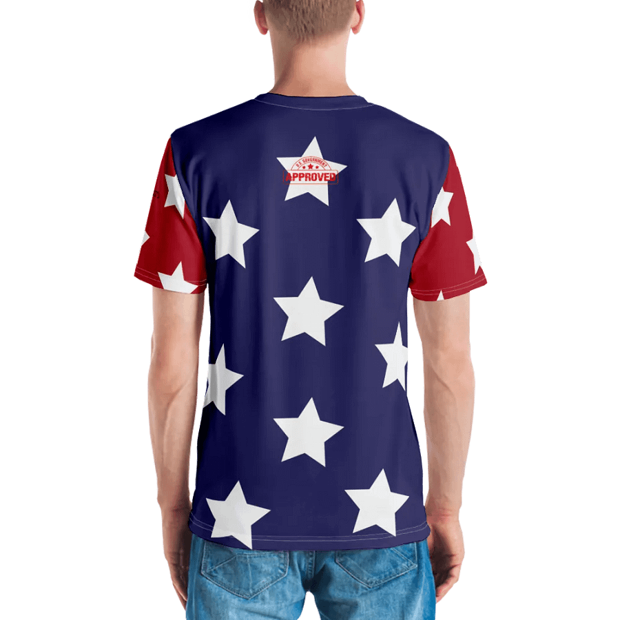 Governed By Criminals - USA - Red/Blue Stars - Crew Neck T-Shirt product image (5)