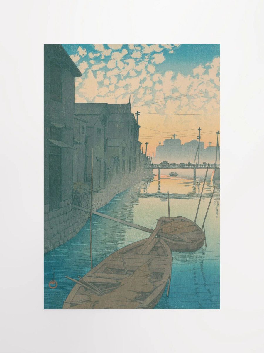 Dawn at Daikon Gashi Riverbank - Kawase Hasui product image (1)