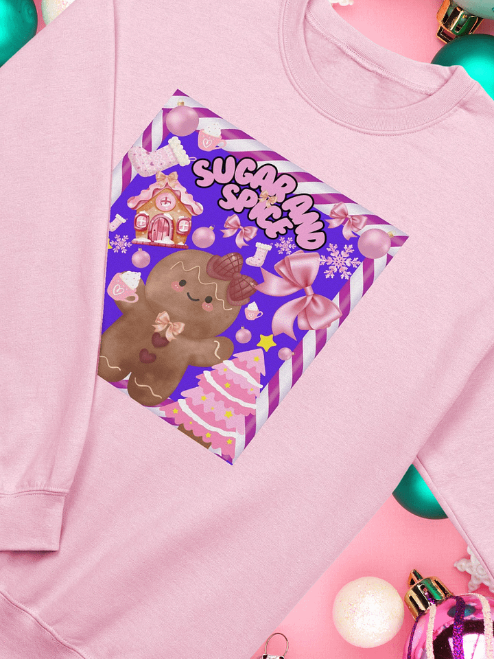 Sugar and Spice Gingerbread Sweatshirt (Pink) product image (1)
