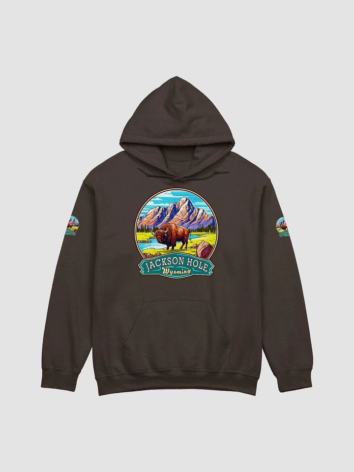 Jackson Hole Wyoming - American West Wilderness Hoodie product image (1)