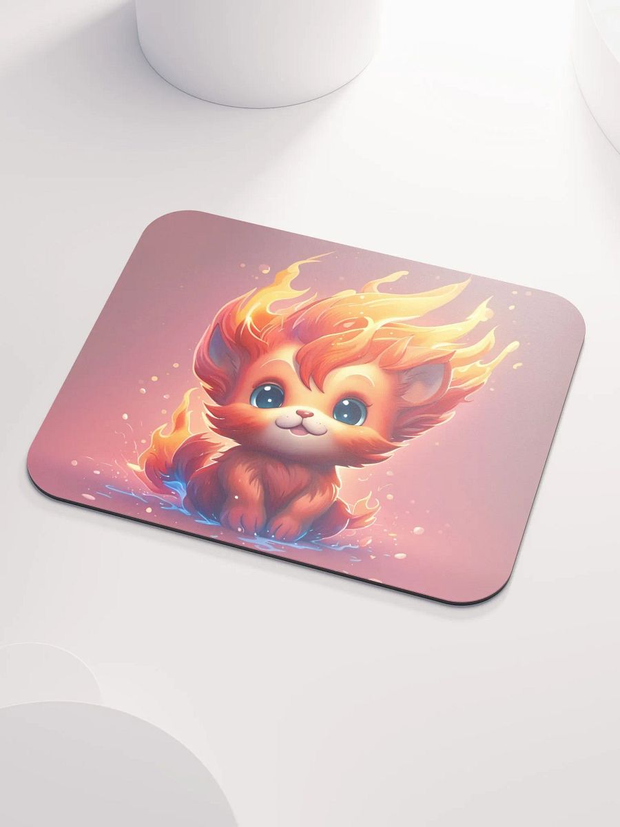 Fire Cat Mouse Pad product image (3)
