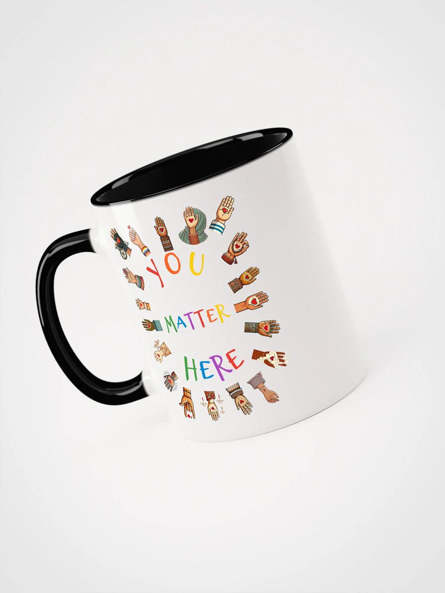 You Matter Here Accent Mug product image (11)
