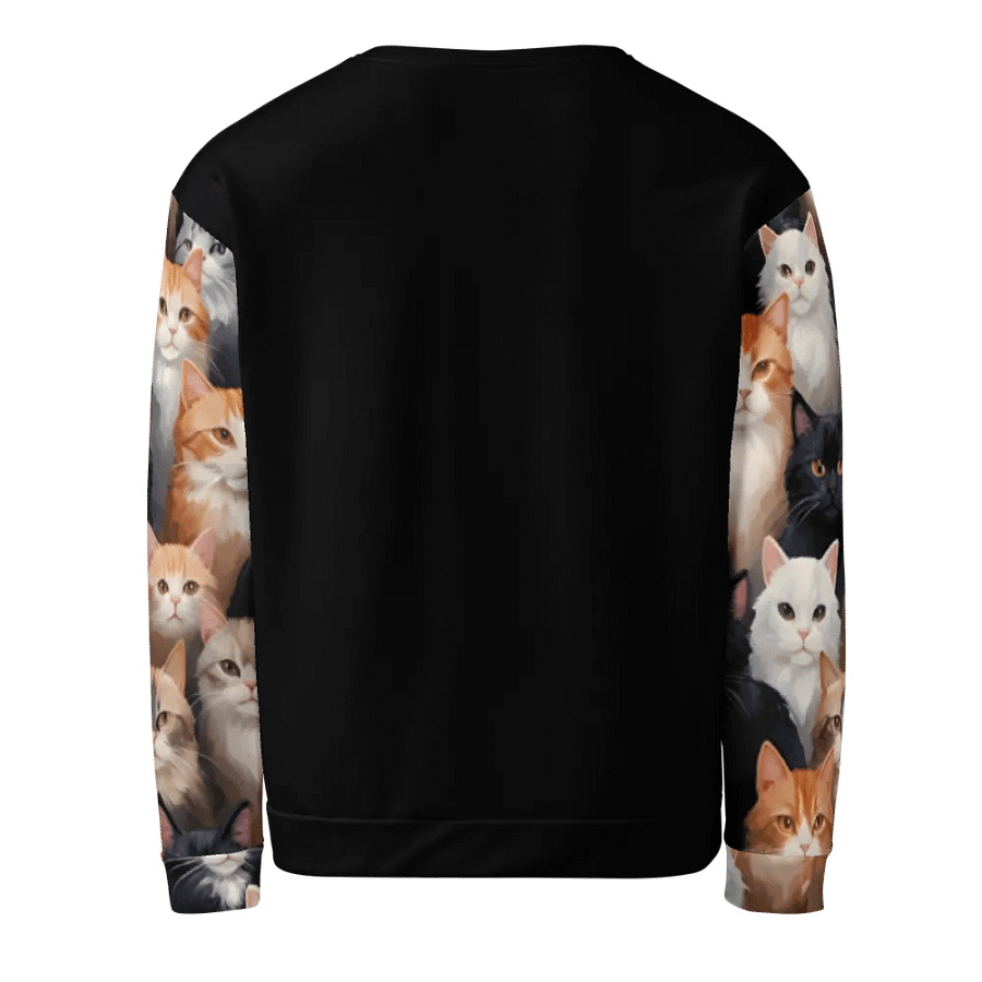 Purrfectly Adorable Cat Lovers Unisex Sweatshirt product image (2)