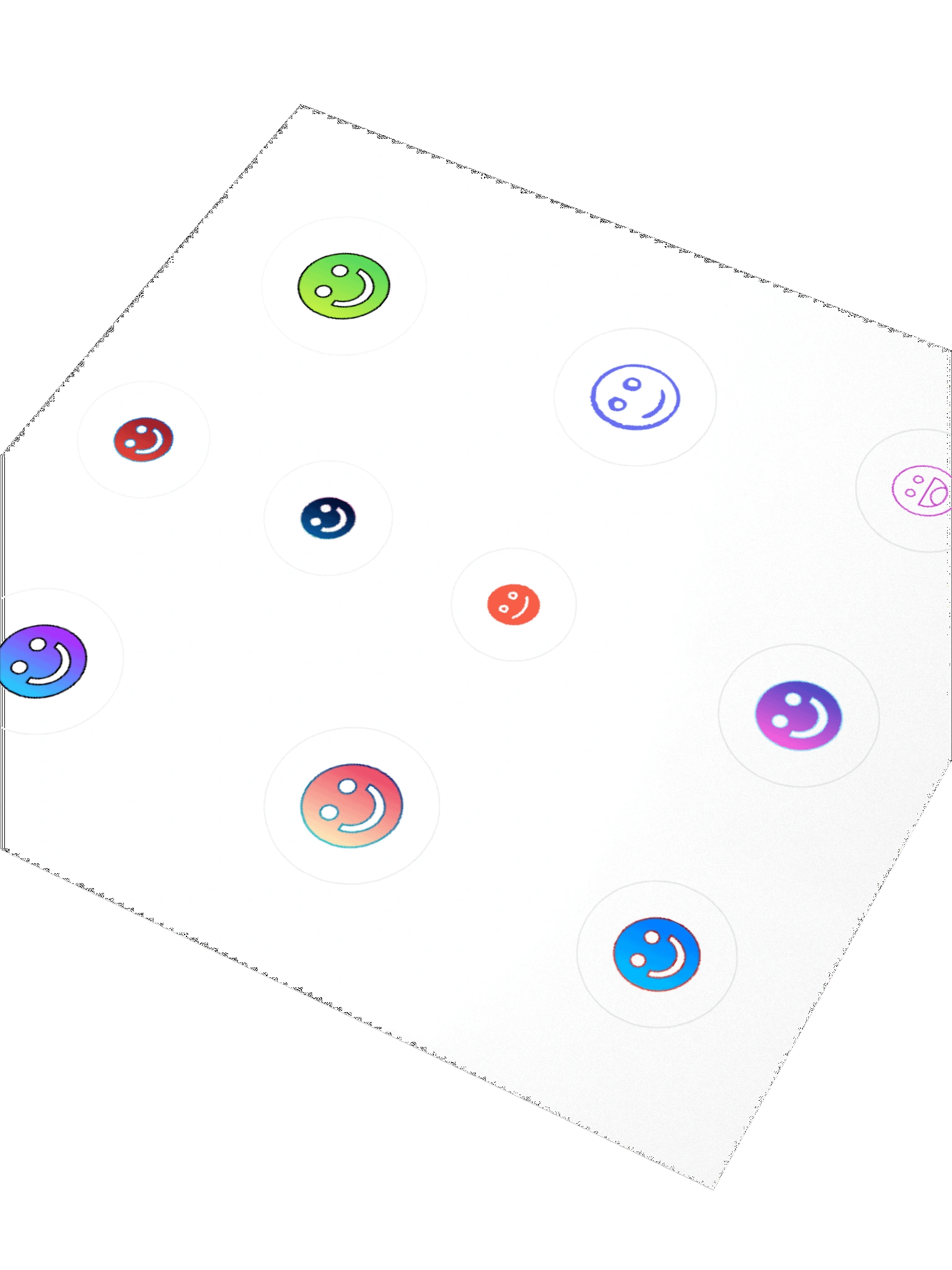 Smiley Face Stickers 10PK product image (3)