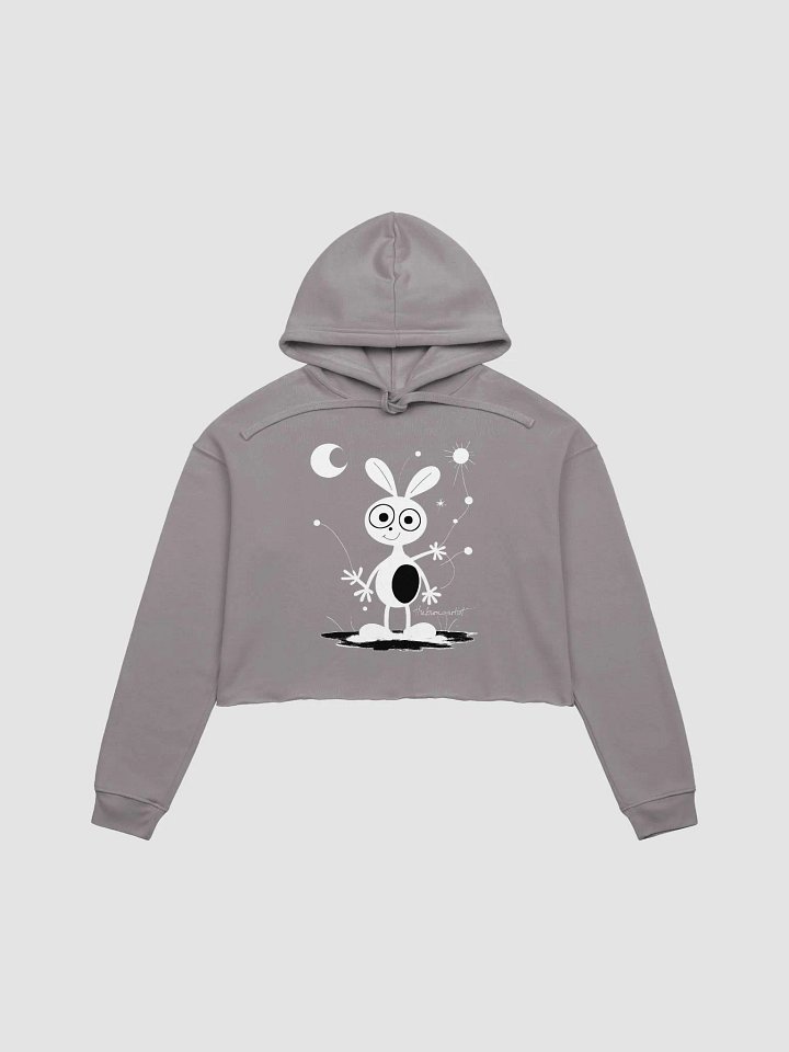 Bella+Canvas Fleece Crop Hoodie product image (2)