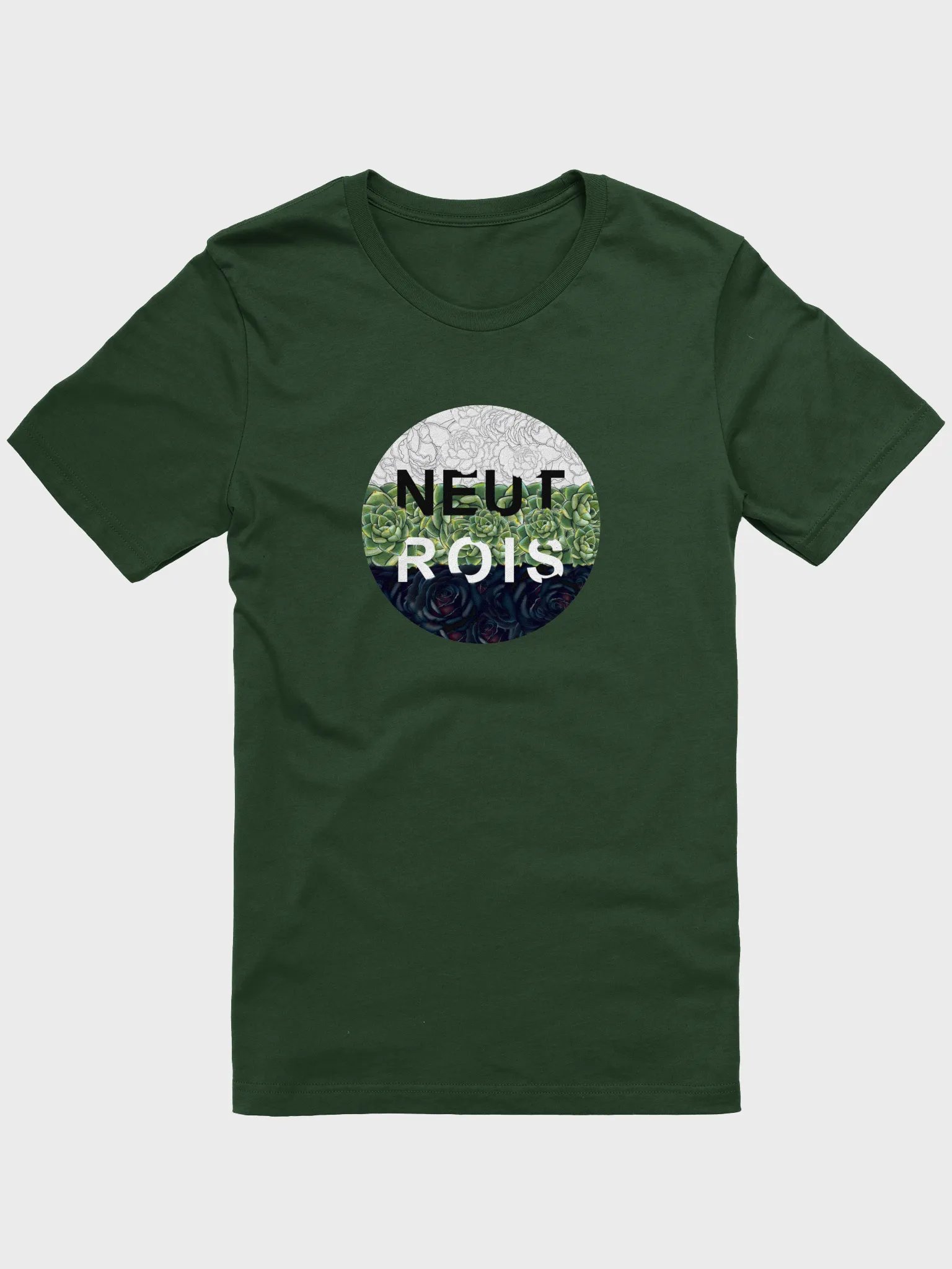 floral neutrois t-shirt product image (1)