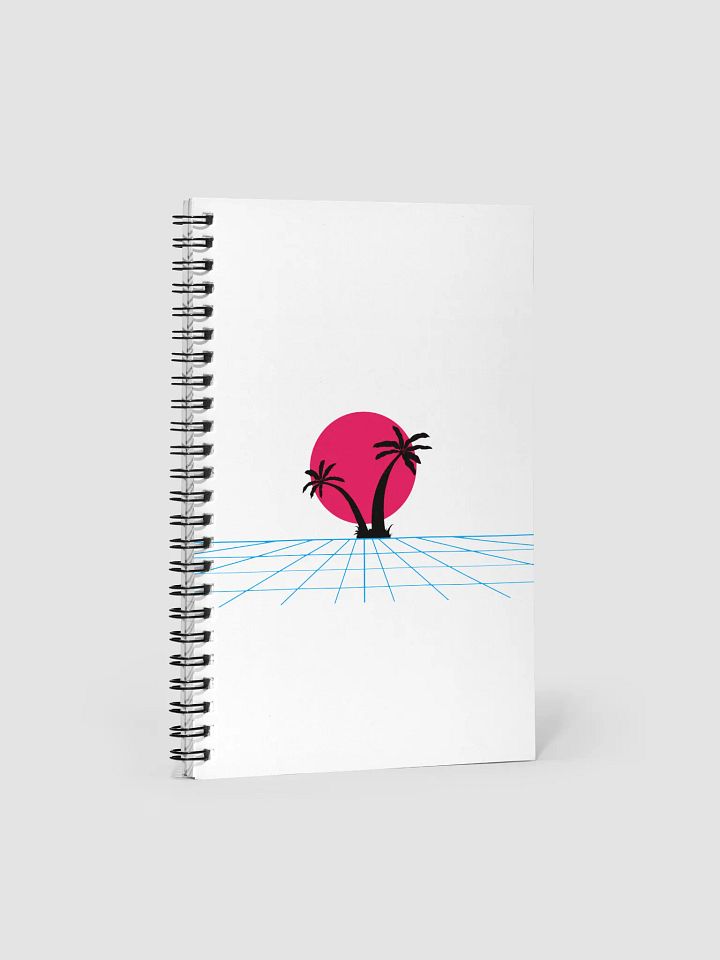 Retro Wave Spiral Notebook product image (1)