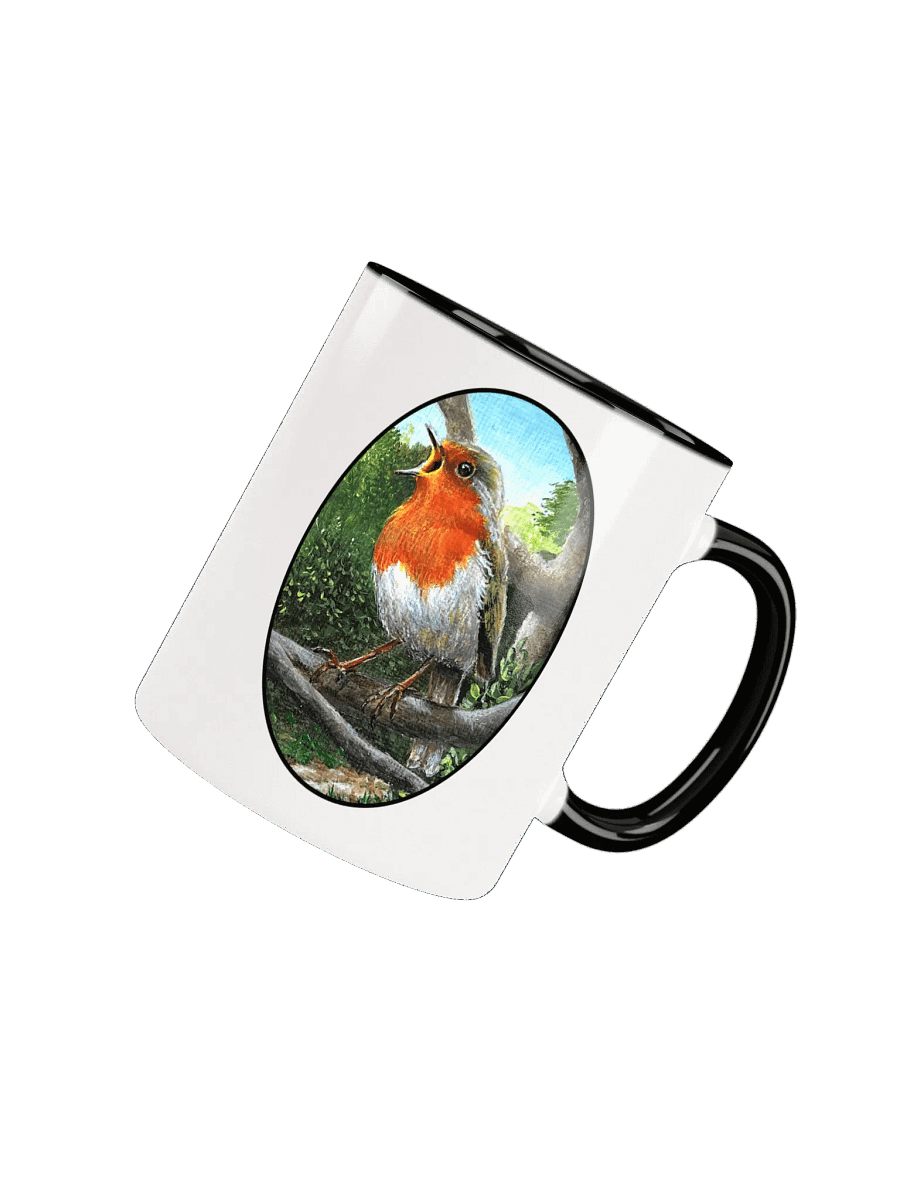 European Robin Ceramic Mug product image (26)