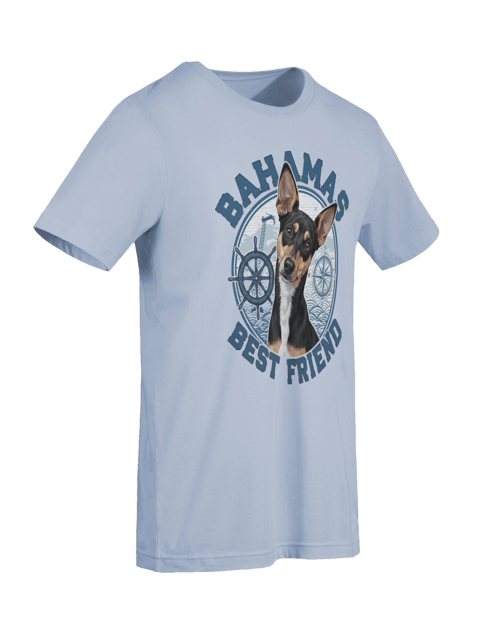 Bahamas Best Friend - Potcake Dog Nautical Tshirt product image (9)