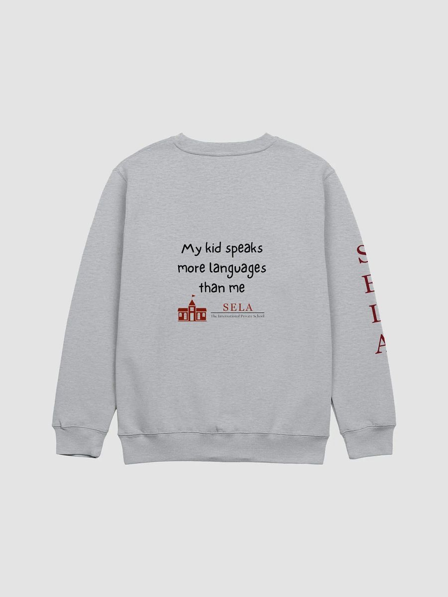 SELA Premium Crew Neck Sweatshirt - Multilingual product image (5)