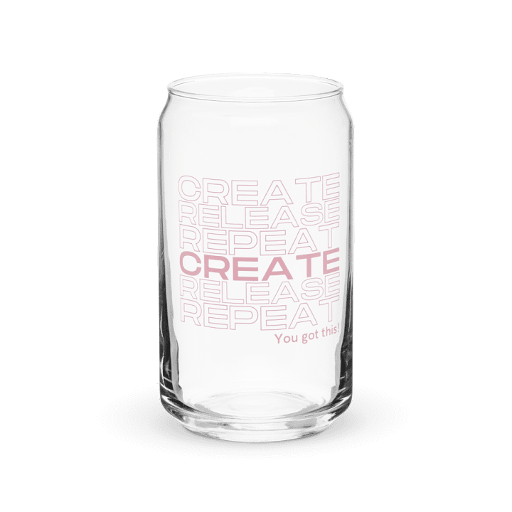 Pink Motivation Can Glass product image (1)