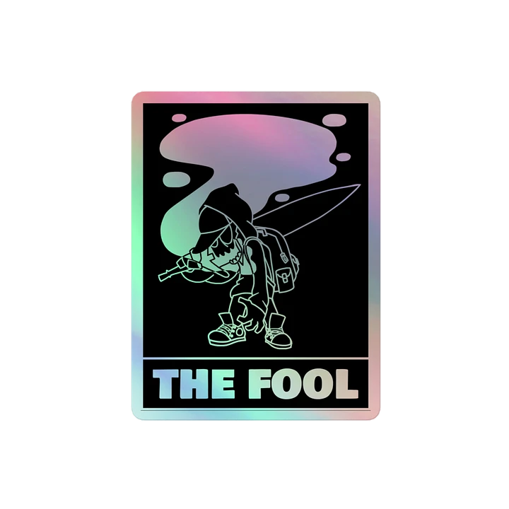 THE FOOL HOLOGRAPHIC STICKER product image (2)
